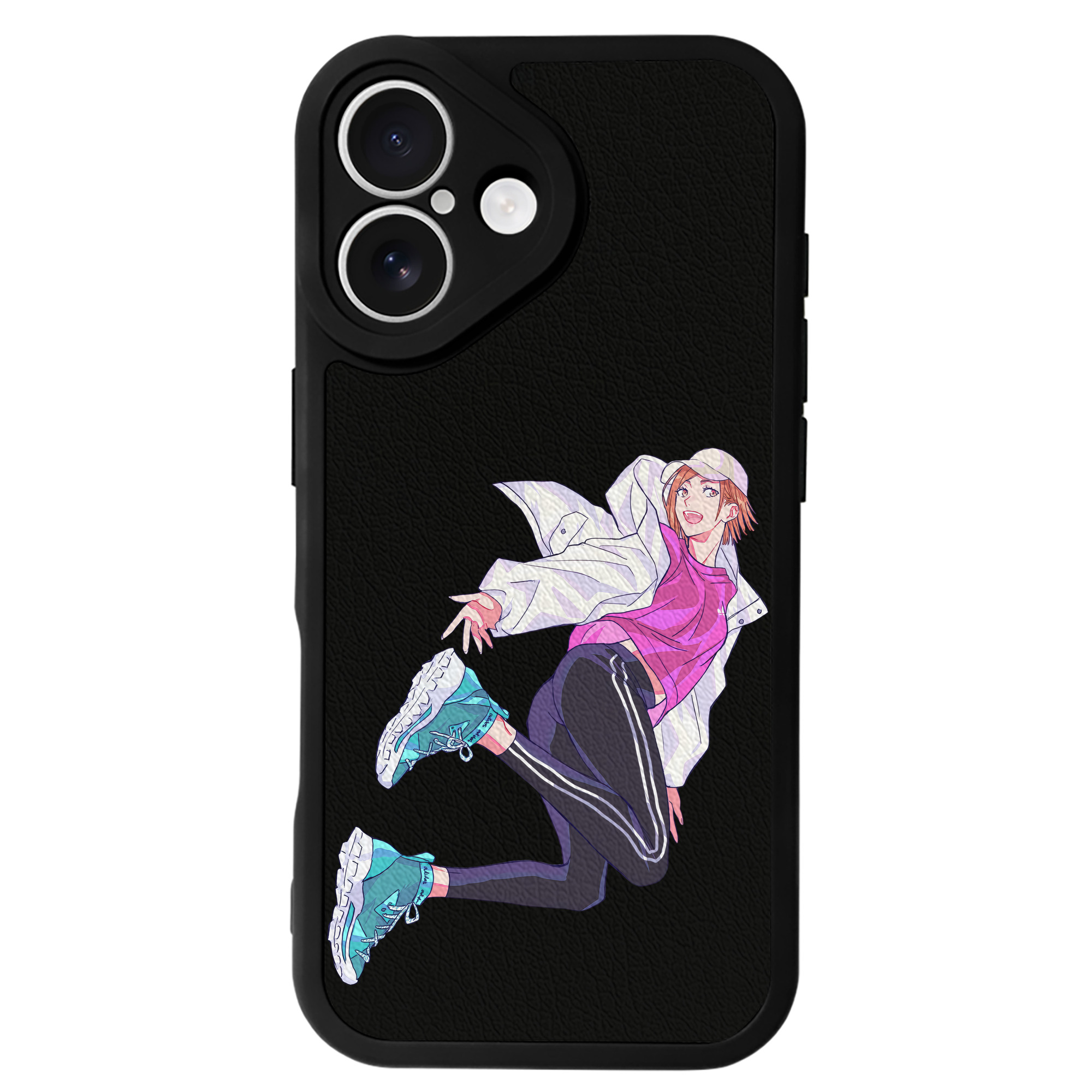 （画像用） 呪術廻戦 Jujutsu Kaisen 【iPhone 16シリーズ対応】シリコンスマホケース（レザー調） 材質：シリコン